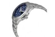 Eco Drive Blue Dial Stainless Steel Men's Watch