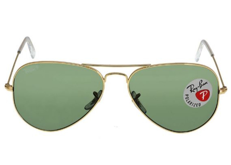 Aviator Green Polarized Lens 58mm Sunglasses RB3025-001/58-58