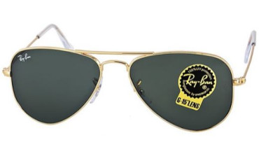 Small Aviator Sunglasses Arista Gold-Tone G-15 XLT