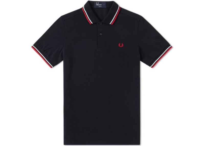 SLIM FIT TWIN TIPPED POLO