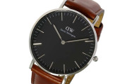 Classic St Mawes Black Dial 36MM Watch