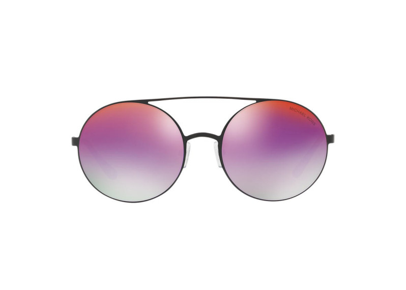 Fuchsia /Purple Gradient Mirror Round Sunglasses