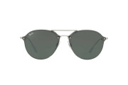 Blaze Double Bridge Green Classic Round Sunglasses