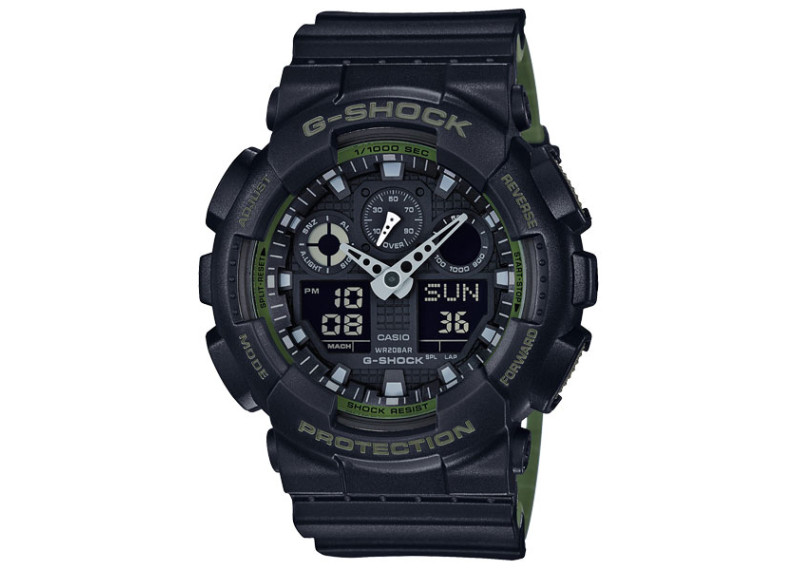 G-Shock Alarm World Time Black Dial Men's Watch
