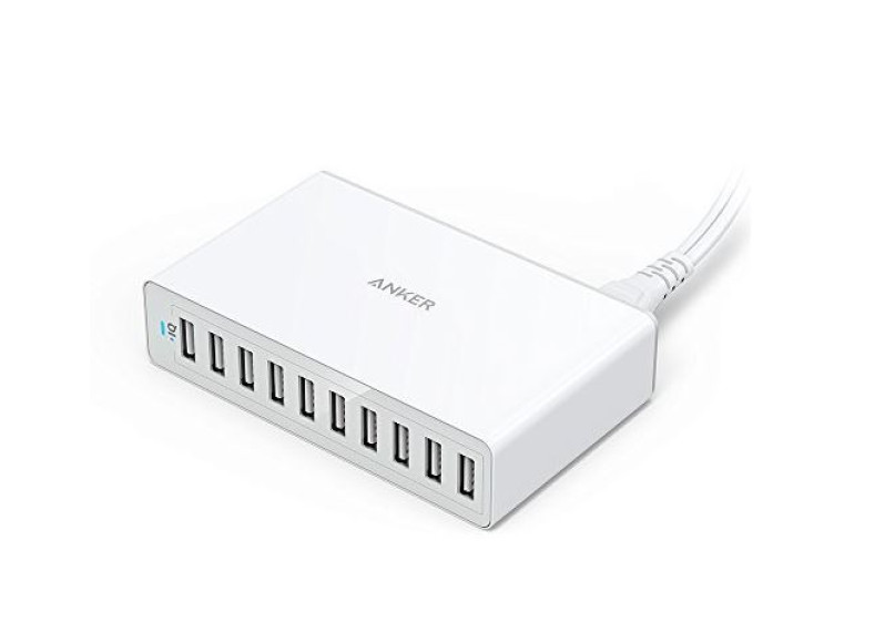 Anker 60W 10-Port USB Wall Charger, PowerPort