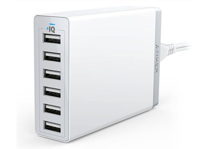 Anker 60W 6-Port USB Wall Charger, PowerPort