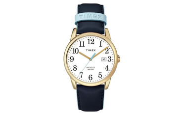 Women's Easy Reader Date Leather Strap 38mm Watch