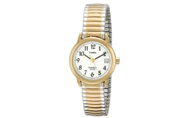 Women's Easy Reader Two Tone Expansion Band Watch