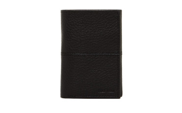 Pebble Leather Trifold Wallet