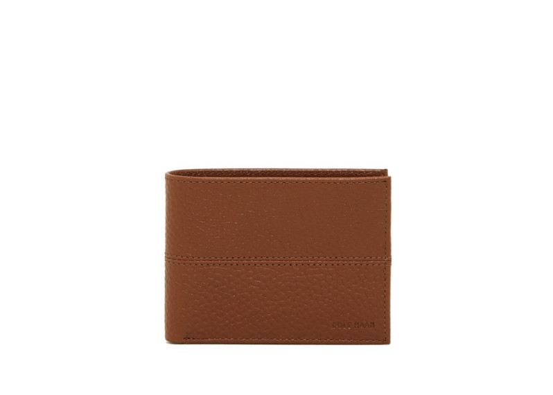 Pebble Leather Slim Billfold Wallet