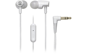 Audio-Technica ATH-CLR100iSWH SonicFuel In-Ear Headphones 