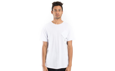 Hang In There Nermal Pocket T-Shirt - White
