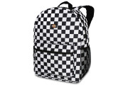Black/White Checkered Student Backpack