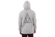 Triple Triangle Pullover Hoodie - Grey Heather