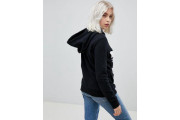 Adidas Originals adicolor trefoil hoodie in black