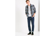 DUNDRY MID WEIGHT FLANNEL OVERSHIRT