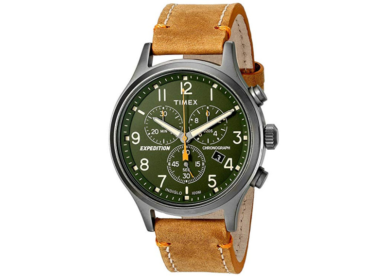Timex Men's Expedition Scout Chronograph Watch - Tan/Green