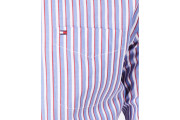 Classic Fit Titus Stripe Poplin Pocket Shirt 