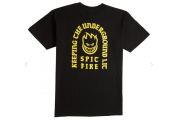 Spitfire Steady Rockin T-Shirt - Black/Yellow
