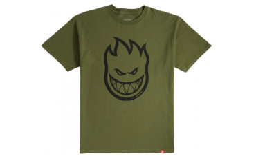 Spitfire Bighead T-Shirt - Military Green/Black