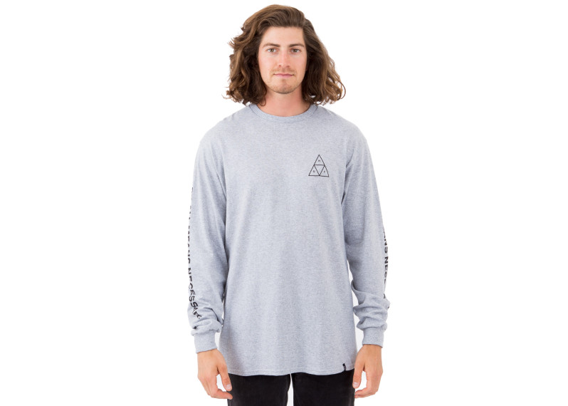 Triple Triangle L/S Shirt - Grey