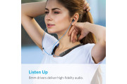 Anker SoundBuds Lite Bluetooth Headphones, Wireless Lightweight Neckband Headset, IPX5