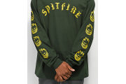 Spitfire Old E Forest Green Long Sleeve T-Shirt