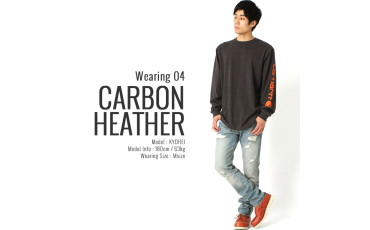 (K231) Signature Sleeve Logo L/S Shirt - Carbon Heather
