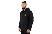 Serif Quilted Coaches Jacket - Black