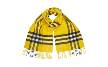 The Classic Cashmere Scarf - Gorse Yellow
