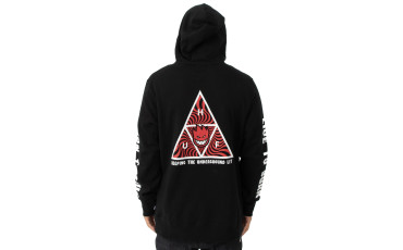 Triangle Pullover Hoodie - Black