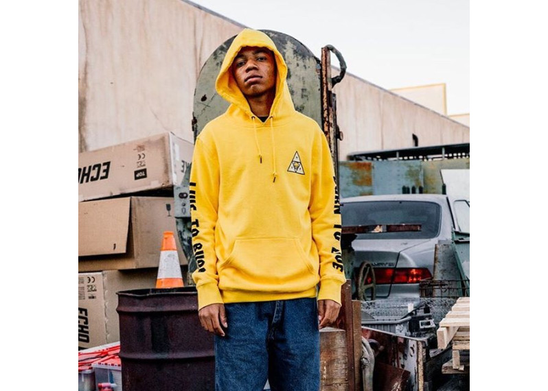 Triangle Pullover Hoodie - Yellow