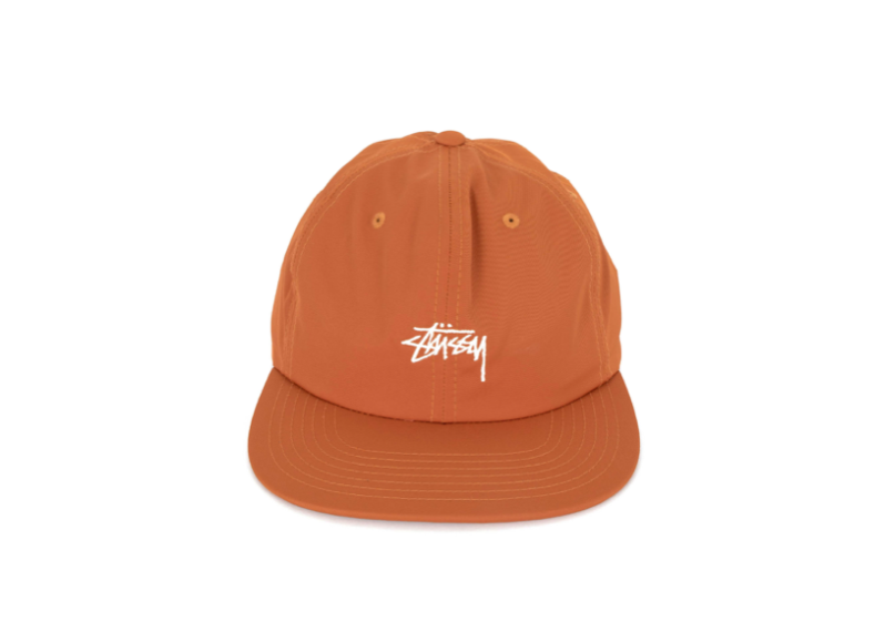 Stock Poly Cotton Snap-Back Hat - Orange