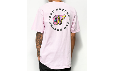 Odd Future x Santa Cruz Circle Logo Pink T-Shirt