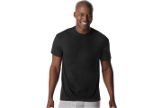 X-Temp® Comfort Cool® Dyed Black Crewneck Undershirt 6-Pack