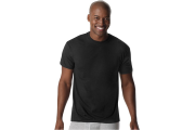 X-Temp® Comfort Cool® Dyed Black Crewneck Undershirt 4-Pack