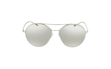 Light Grey-Silver Mirror Aviator Ladies Sunglasses