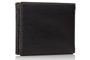 Men's Leather Wallet with Attached Flip Pocket