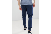 Hollister core icon logo cuffed jogger in navy