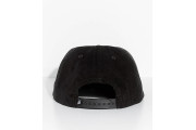 Premium Corduroy Black Snapback Hat