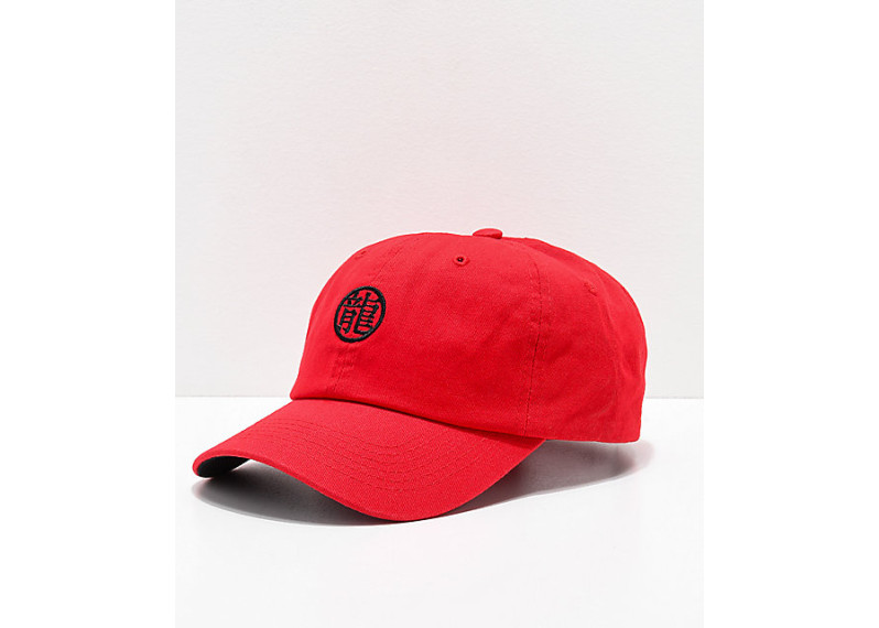 Primitive x Dragon Ball Z Dragon Symbol Red Strapback Hat
