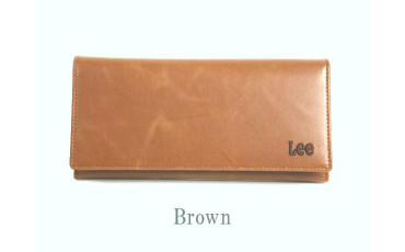 Folded leather wallet