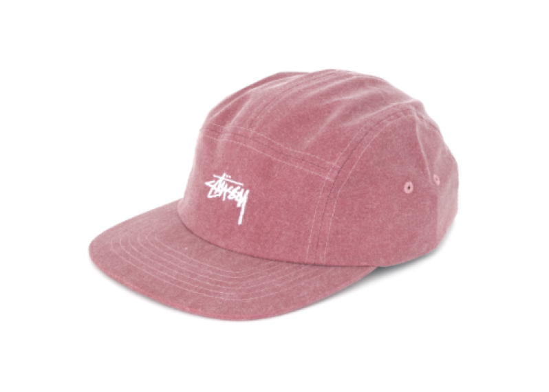 Washed Oxford Canvas Cap - Red