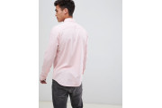 icon logo oxford shirt in pink