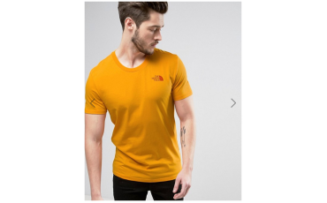 The North Face Simple Dome T-Shirt in Orange