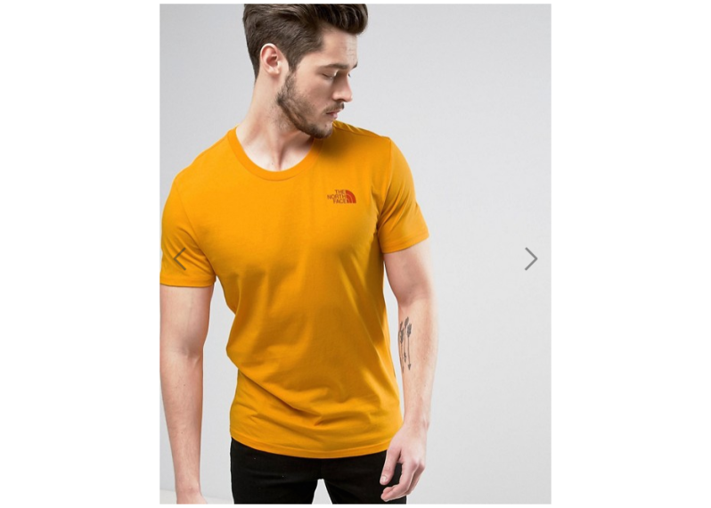 The North Face Simple Dome T-Shirt in Orange