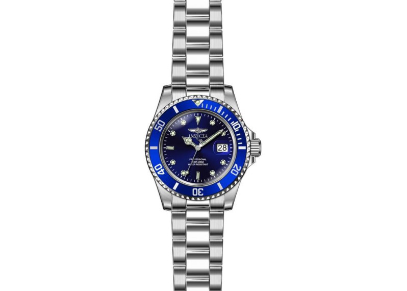 Pro Diver Blue Dial Stainless Steel 40 mm Men's Watch