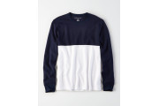 AE LONG SLEEVE COLOR BLOCK THERMAL T-SHIRT