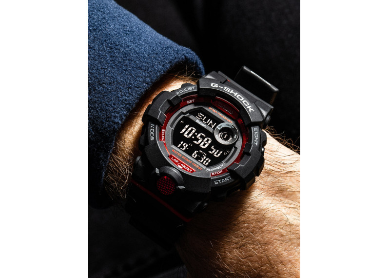 GBD800-1 Watch - Black/Red