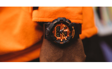 GA700BR-1A Watch - Black/Orange